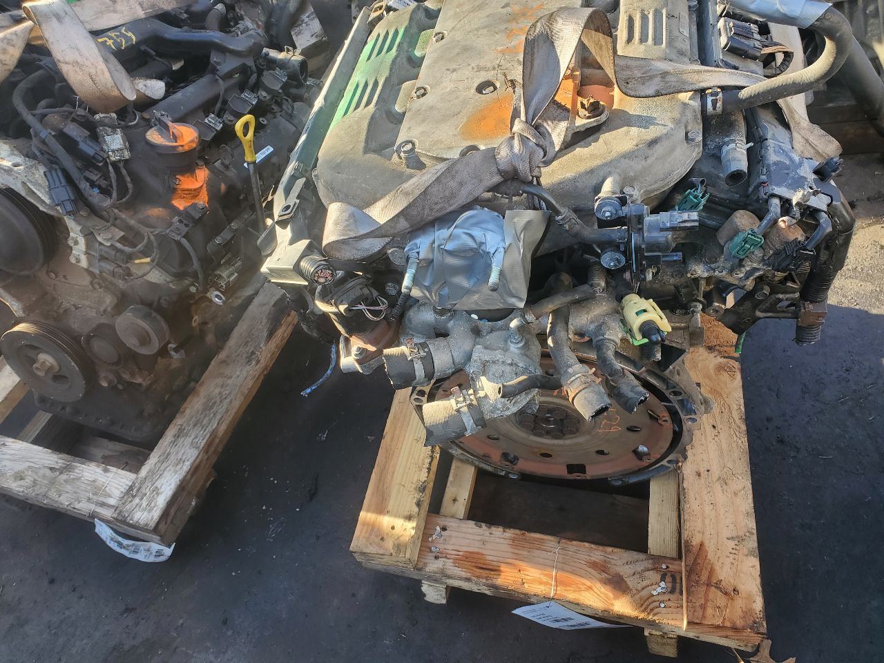 2010 HONDA CROSSTOUR 6cyl Gasoline 3.5 ENGINE ASSEMBLY - 394821 — photo 4