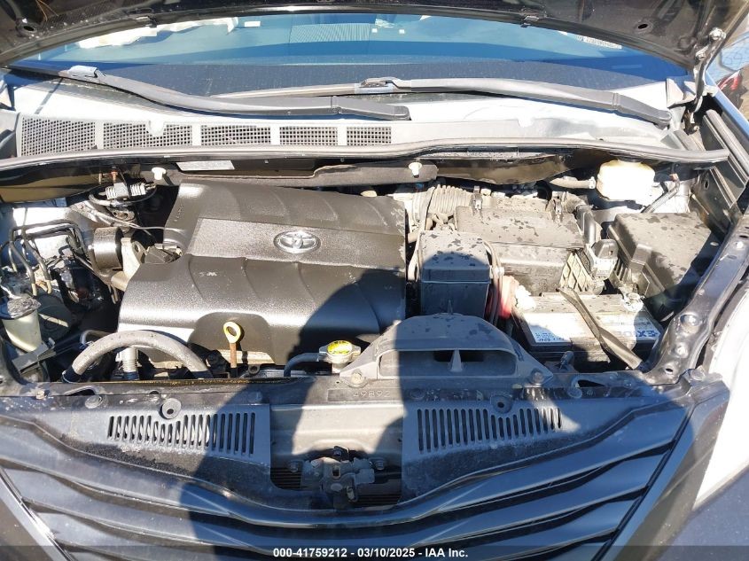 2013 TOYOTA SIENNA 6cyl Gasoline 3.5 LOADED BEAM AXLE - 394970