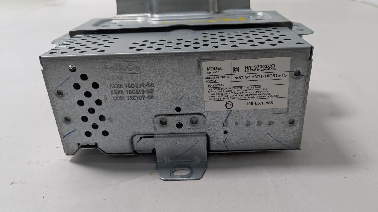 2019 FORD ECOSPORT 2.0L 4cyl Gasoline VVT Radio Audio - 395775 — photo 4
