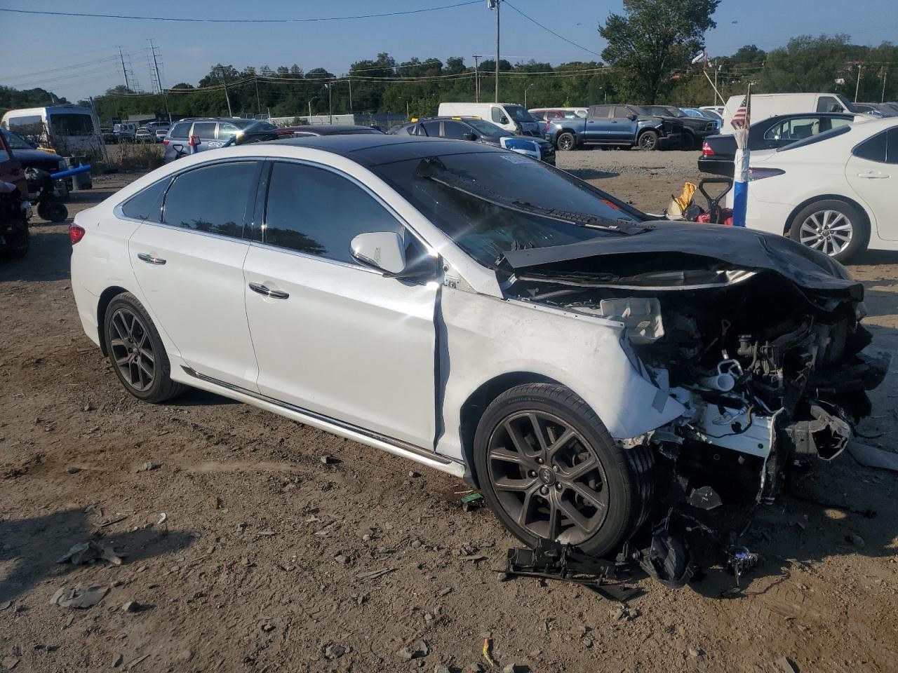 2019 HYUNDAI SONATA 2.0L 4cyl Turbo Gasoline ENGINE ASSEMBLY - 396123 — photo 4