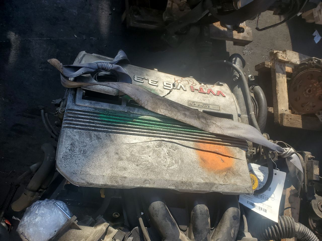 2006 TOYOTA SIENNA 6cyl Gasoline 3.3 ENGINE ASSEMBLY - 396749 — photo 5