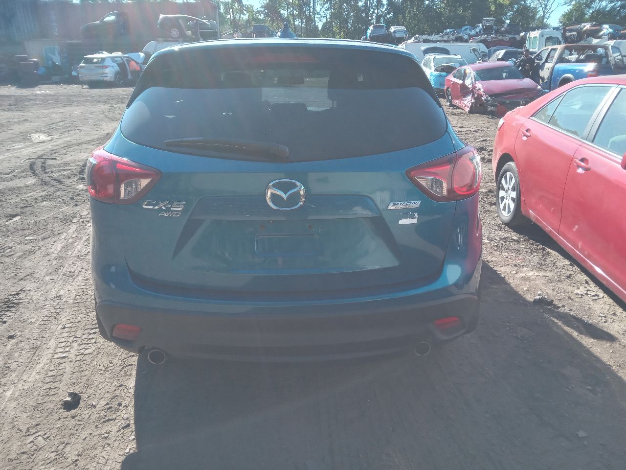 2014 MAZDA CX-5 4cyl Gasoline 2.5 DOHC Left Dr Assm, Rear Side - 397137 — photo 2