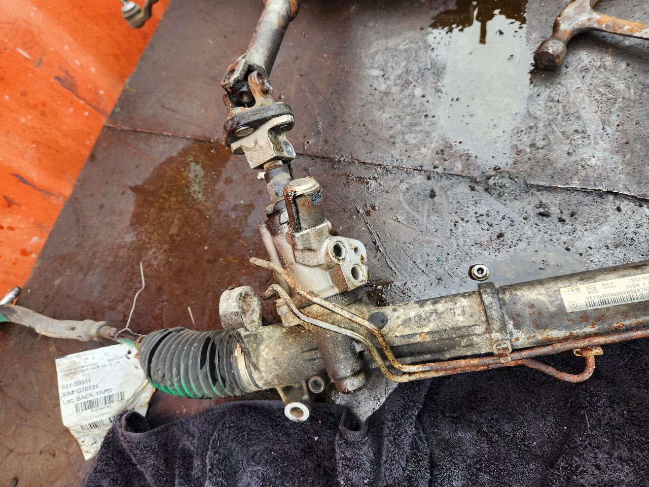 2009 MERCEDES-BENZ S-CLASS STEERING GEAR RACK - 398190 — photo 5
