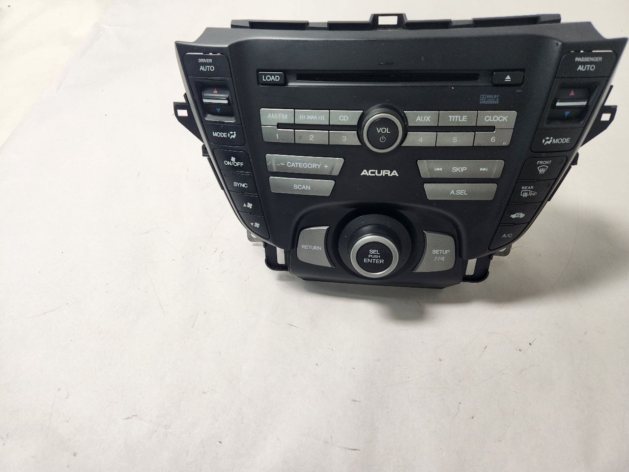 2009 ACURA TL 3.5L 6cyl Gasoline VVT Radio Audio - 398289