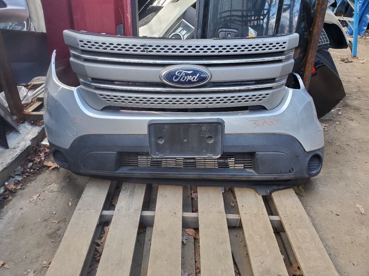 2014 FORD EXPLORER 6cyl Gasoline 3.5 BUMPER ASSY, FRONT - 398370