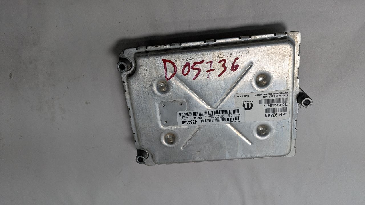 2021 DODGE 1500 PICKUP 5.7L 8cyl Gasoline VVT Eng/Motor Cont Mod - 398726