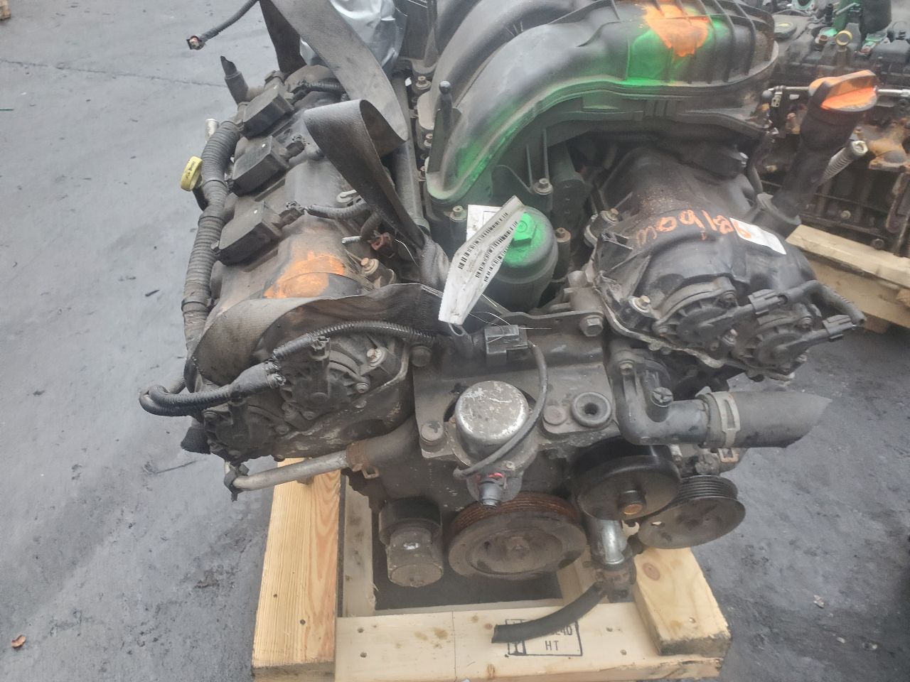 2011 JEEP GRAND CHEROKEE 6 cyl Gas Flex Fuel 3.6 ENGINE ASSEMBLY - 398840