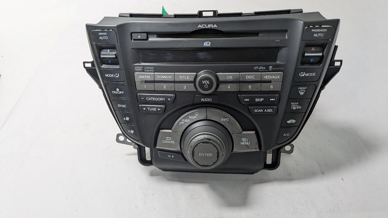 2009 ACURA TL 3.5L 6cyl Gasoline VVT Radio Audio - 398881