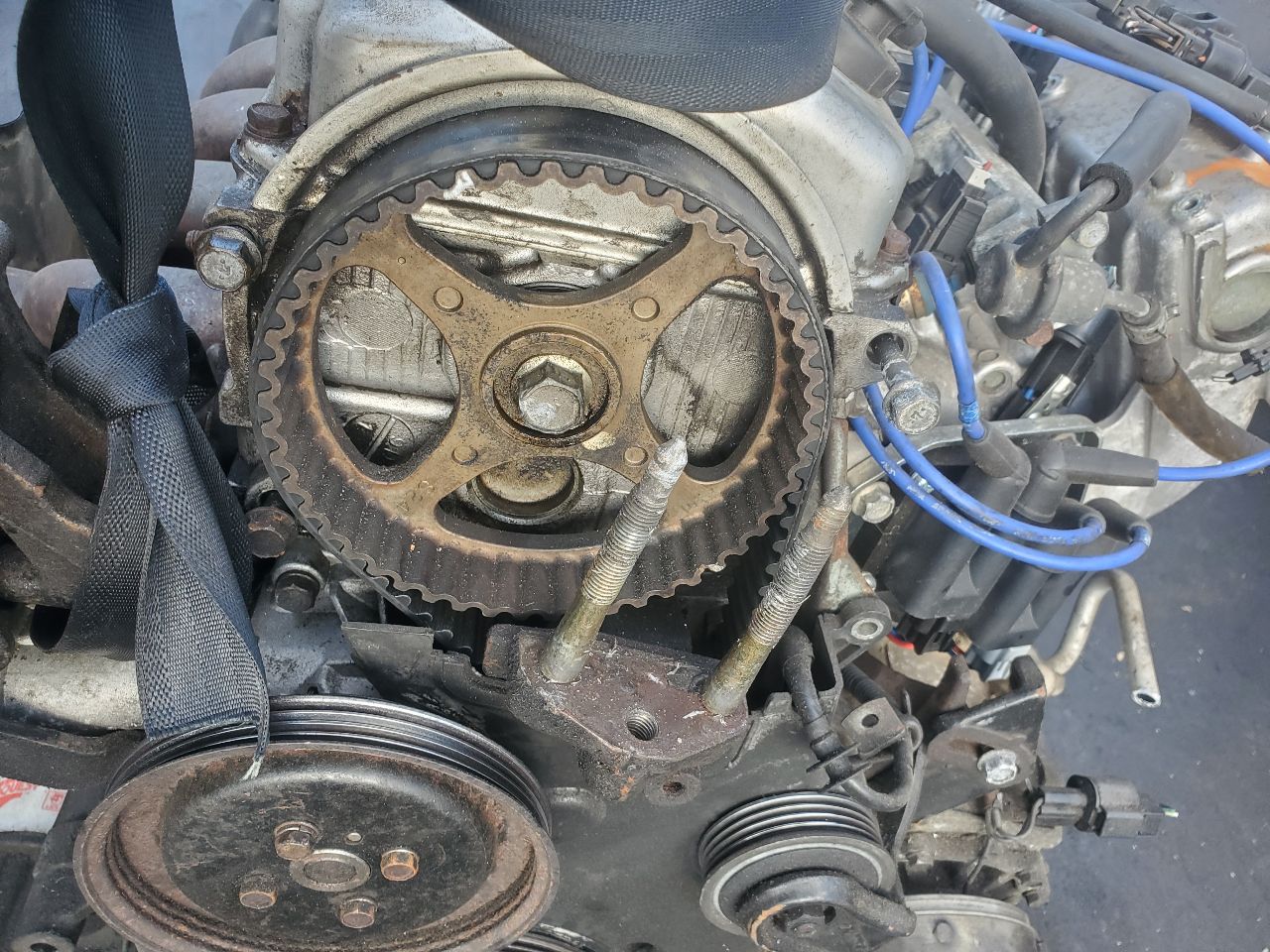 1999 MITSUBISHI ECLIPSE 4cyl Gasoline 2.4 ENGINE ASSEMBLY - 398918 — photo 3