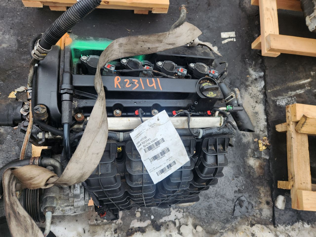 2013 CHRYSLER 200 4cyl Gasoline 2.4 ENGINE ASSEMBLY - 399099 — photo 4