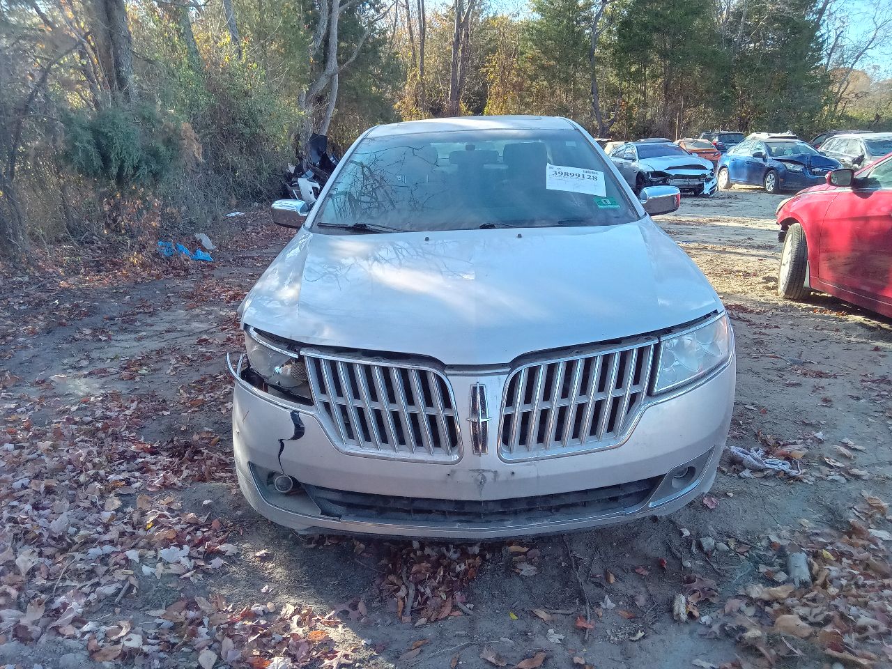 2012 LINCOLN MKZ Left DOOR ASSEMBLY, FR - 399327