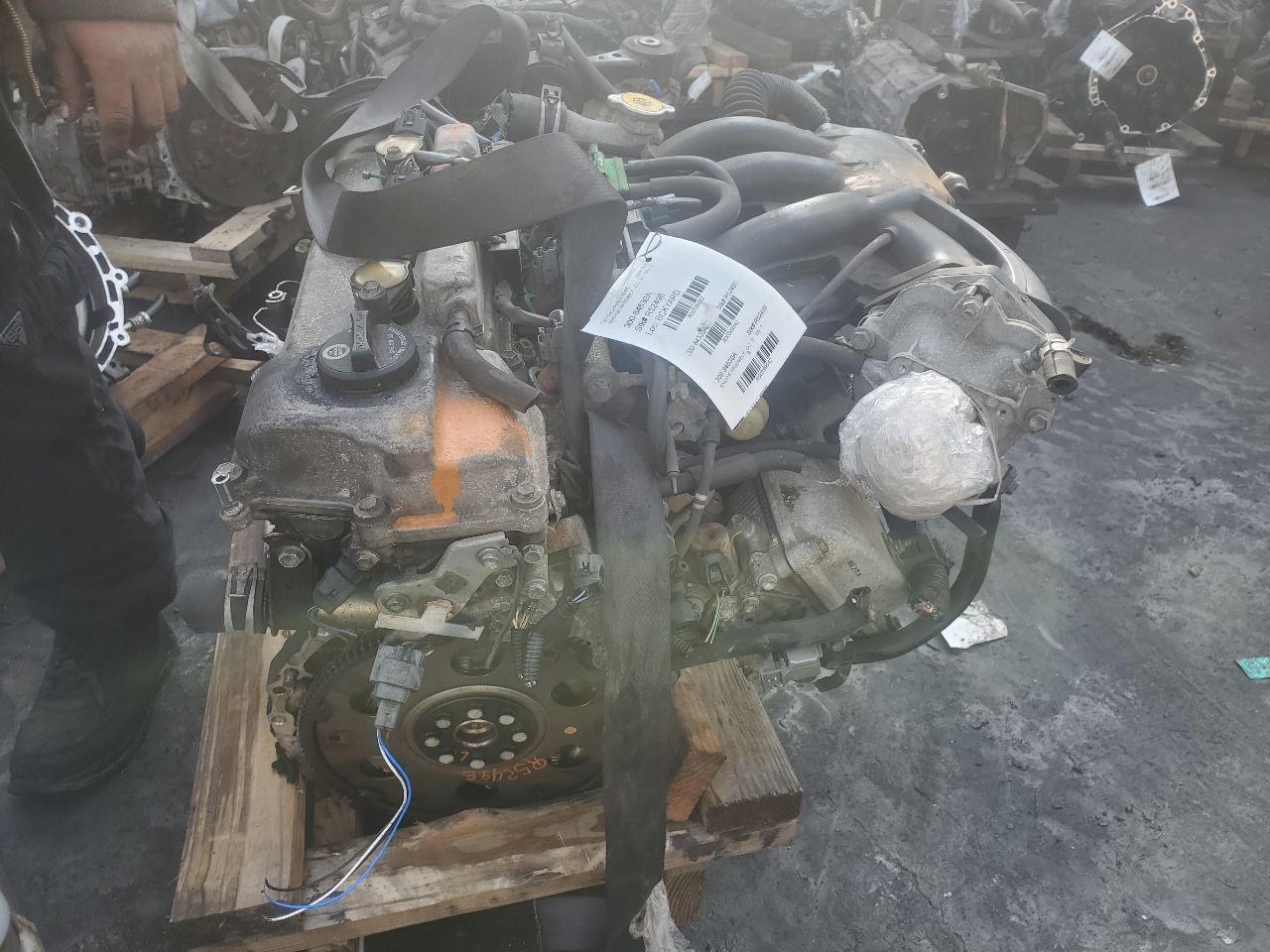 2008 TOYOTA SOLARA 6cyl Gasoline 3.3 ENGINE ASSEMBLY - 399542 — photo 3