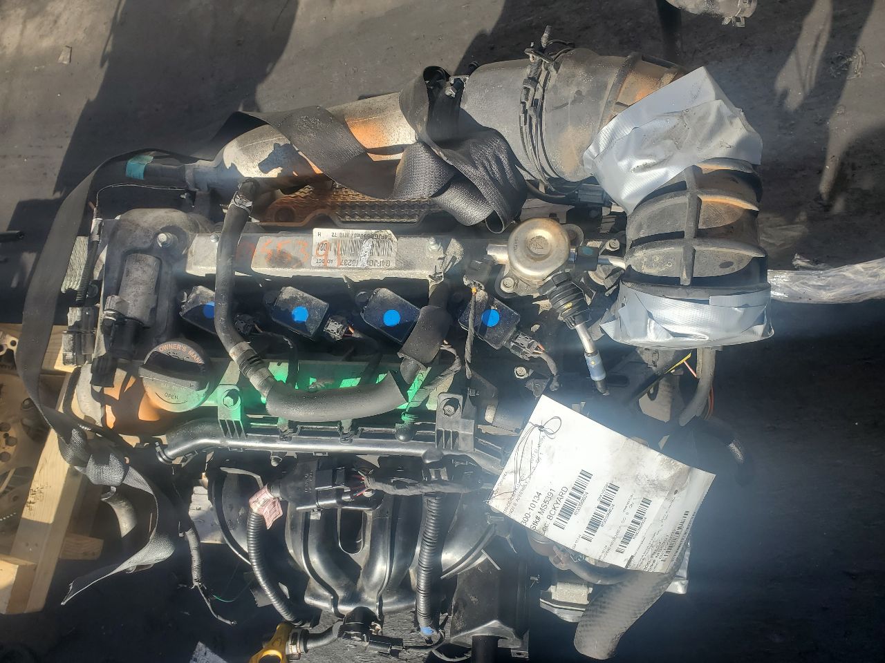 2017 HYUNDAI ELANTRA 1.6L 4cyl Turbo Gasoline ENGINE ASSEMBLY - 399824