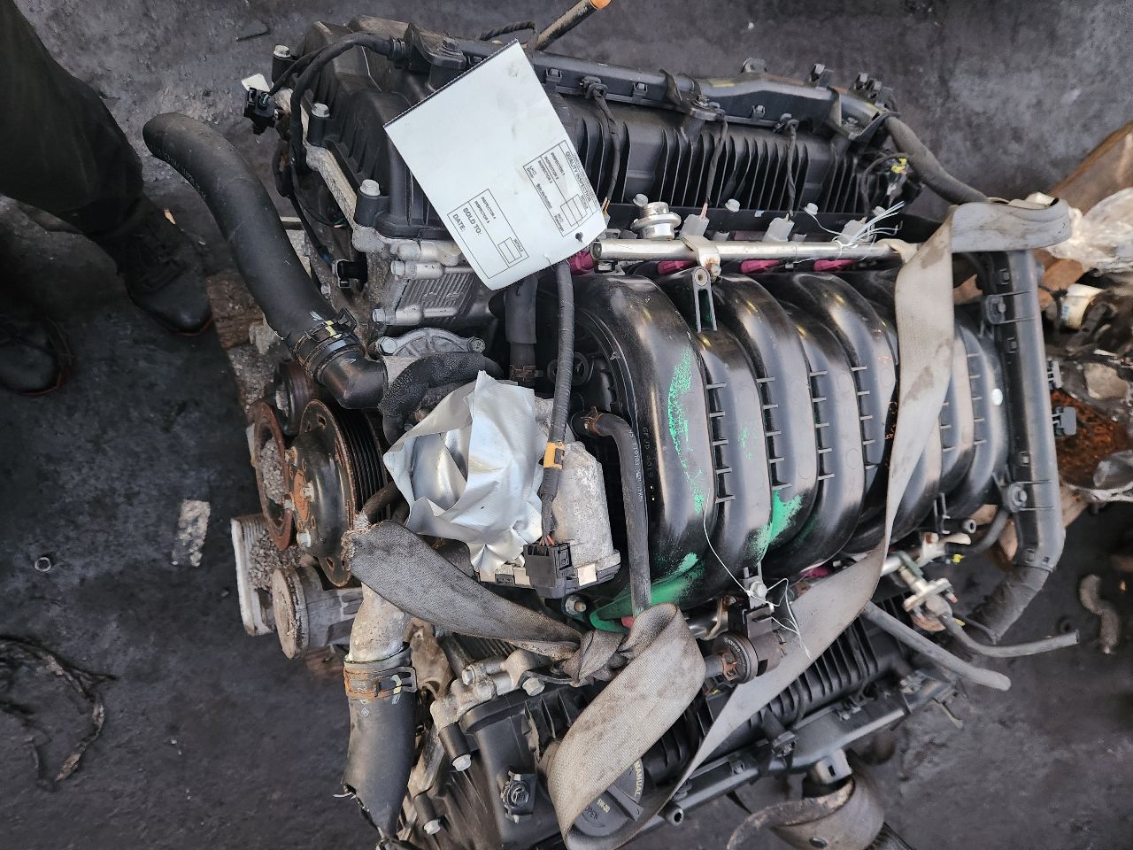 2012 HYUNDAI GENESIS 8cyl Gasoline 4.6 ENGINE ASSEMBLY - 399867 — photo 6