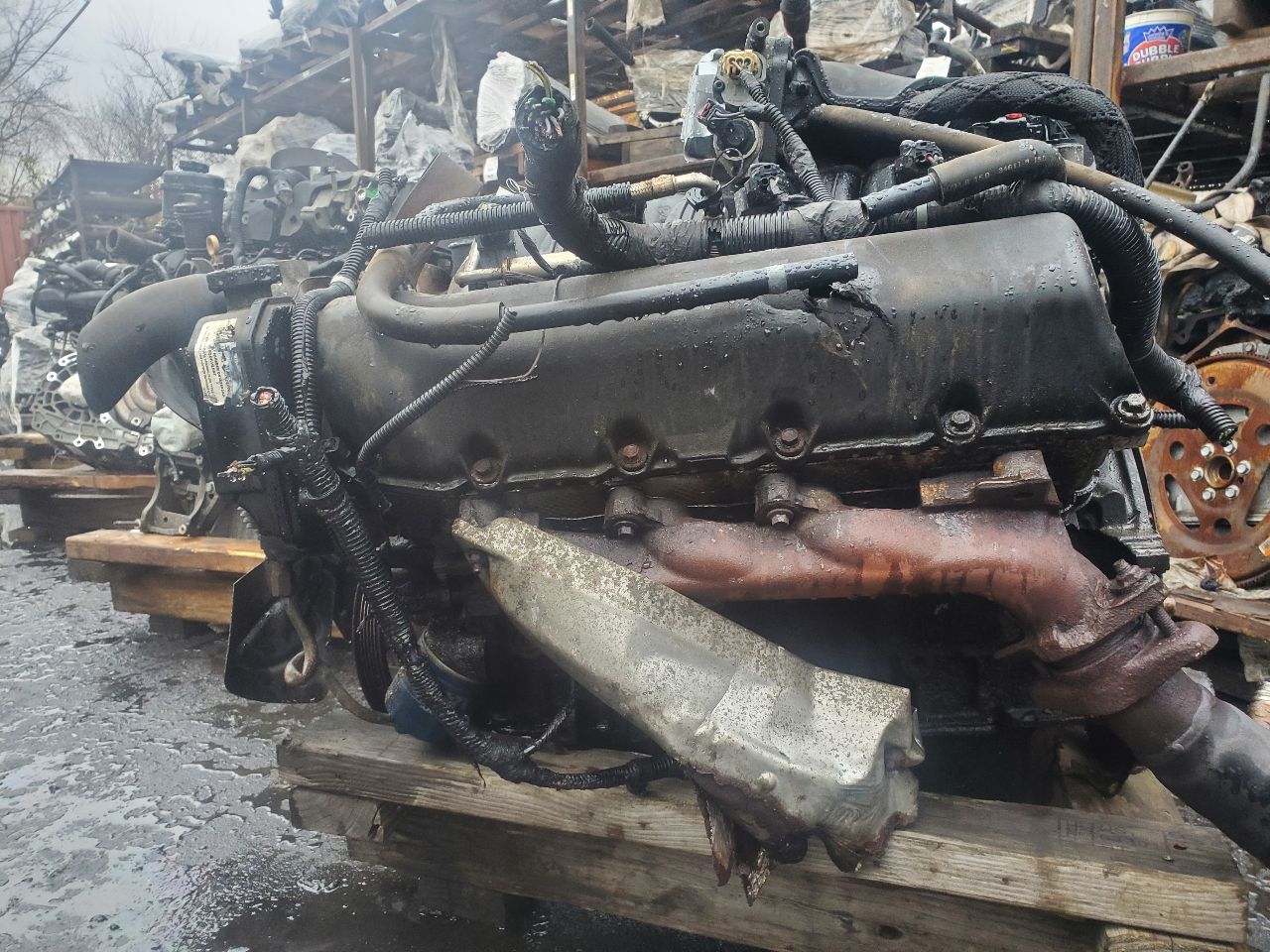 2005 JEEP GRAND CHEROKEE 8cyl Gasoline 4.7 ENGINE ASSEMBLY - 400606 — photo 5