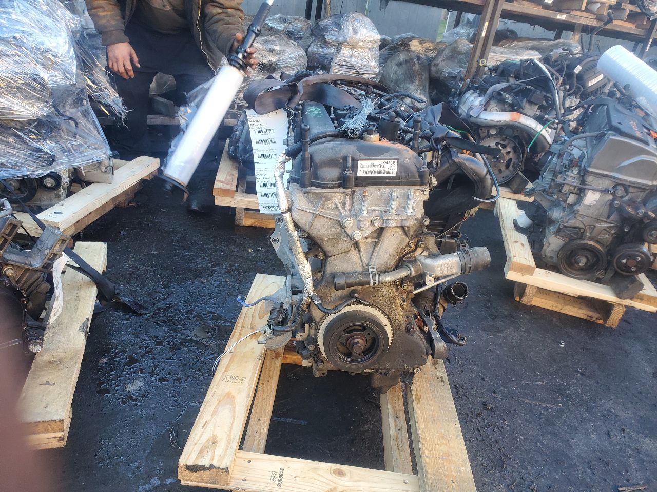 2017 FORD C-MAX 2.0L 4cyl Hybrid VVT ENGINE ASSEMBLY - 402007 — photo 1