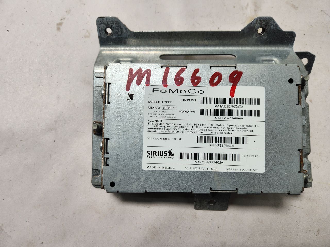 2011 JAGUAR XJ 8cyl Gasoline 5.0 Radio Audio - 402046