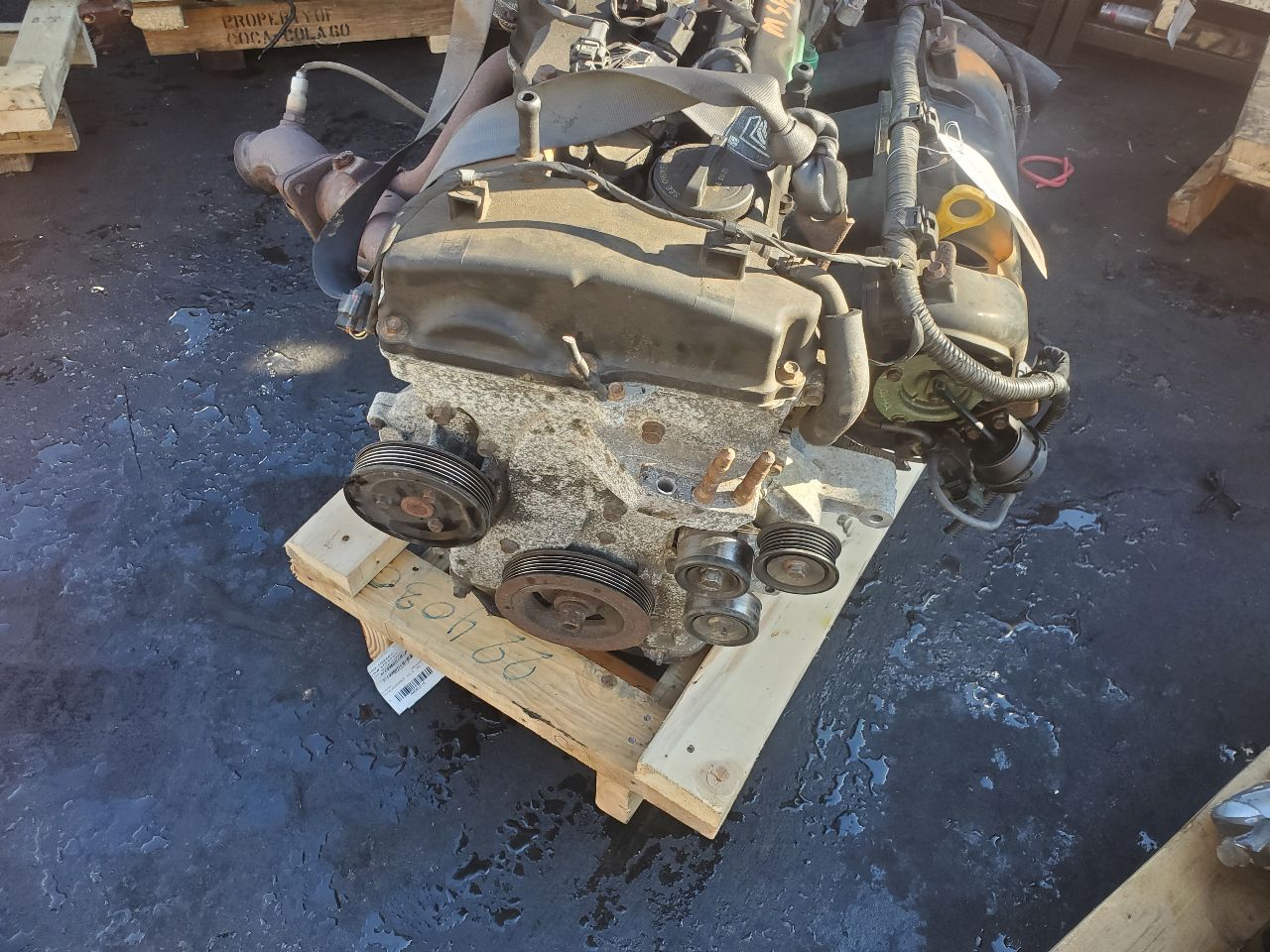 2011 HYUNDAI SONATA 4cyl Gasoline 2.4 ENGINE ASSEMBLY - 402116 — photo 3