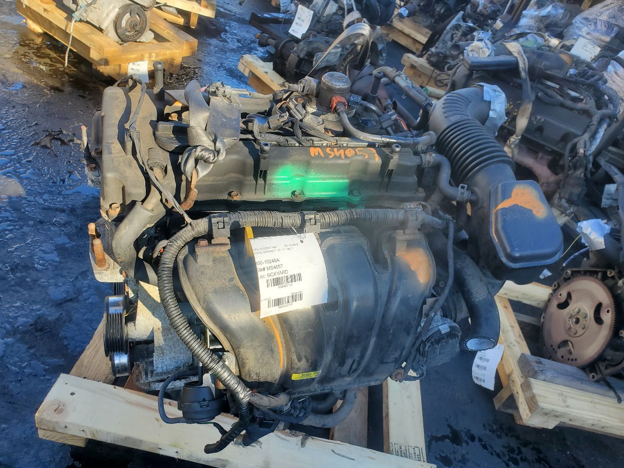 2011 HYUNDAI SONATA 4cyl Gasoline 2.4 ENGINE ASSEMBLY - 402116 — photo 4