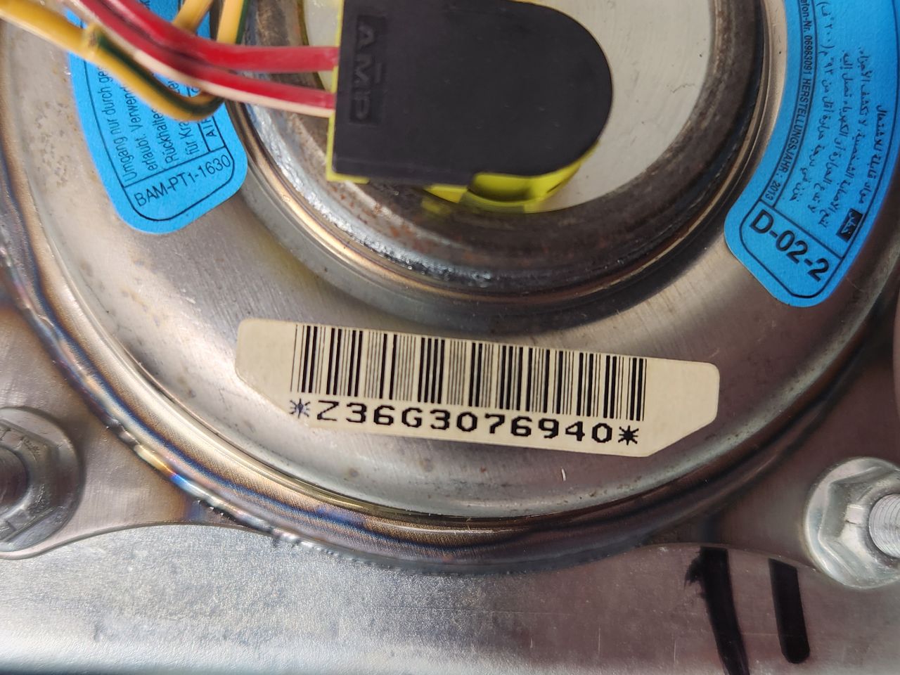 2013 HONDA ODYSSEY 6cyl Gasoline 3.5 Left AIR BAG - 402553 — photo 5