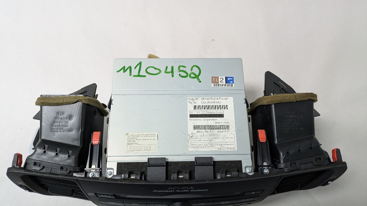 2013 ACURA TSX 2.4L 4cyl Gasoline VVT Radio Audio - 404433 — photo 3