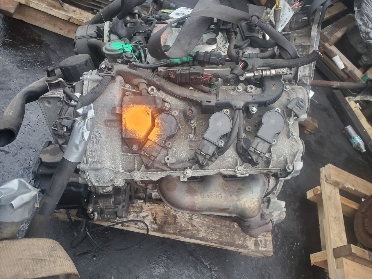 2011 MERCEDES-BENZ E-CLASS 6cyl Gasoline 3.5 ENGINE ASSEMBLY - 404526 — photo 2