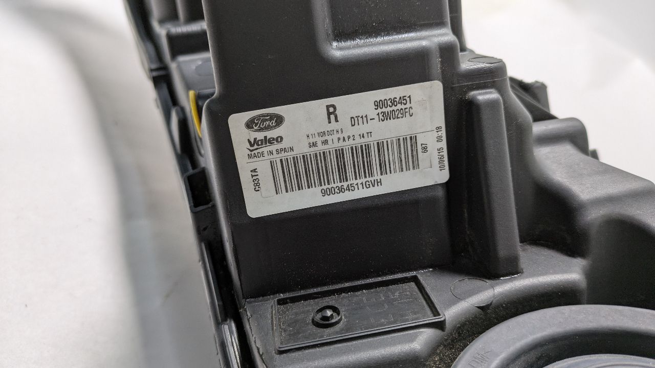 2015 FORD TRANSIT CONNECT 2.5L 4cyl Gasoline Right HEADLAMP ASSEMBLY - 404980 — photo 5