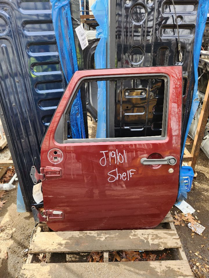 2009 JEEP WRANGLER 6cyl Gasoline 3.8 Left DOOR ASSEMBLY, FR - 405127