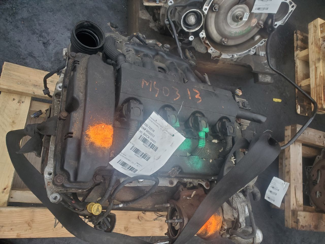 2008 MINI COOPER CLUBMAN 4cyl Gasoline Turbo 1.6 ENGINE ASSEMBLY - 405177 — photo 5