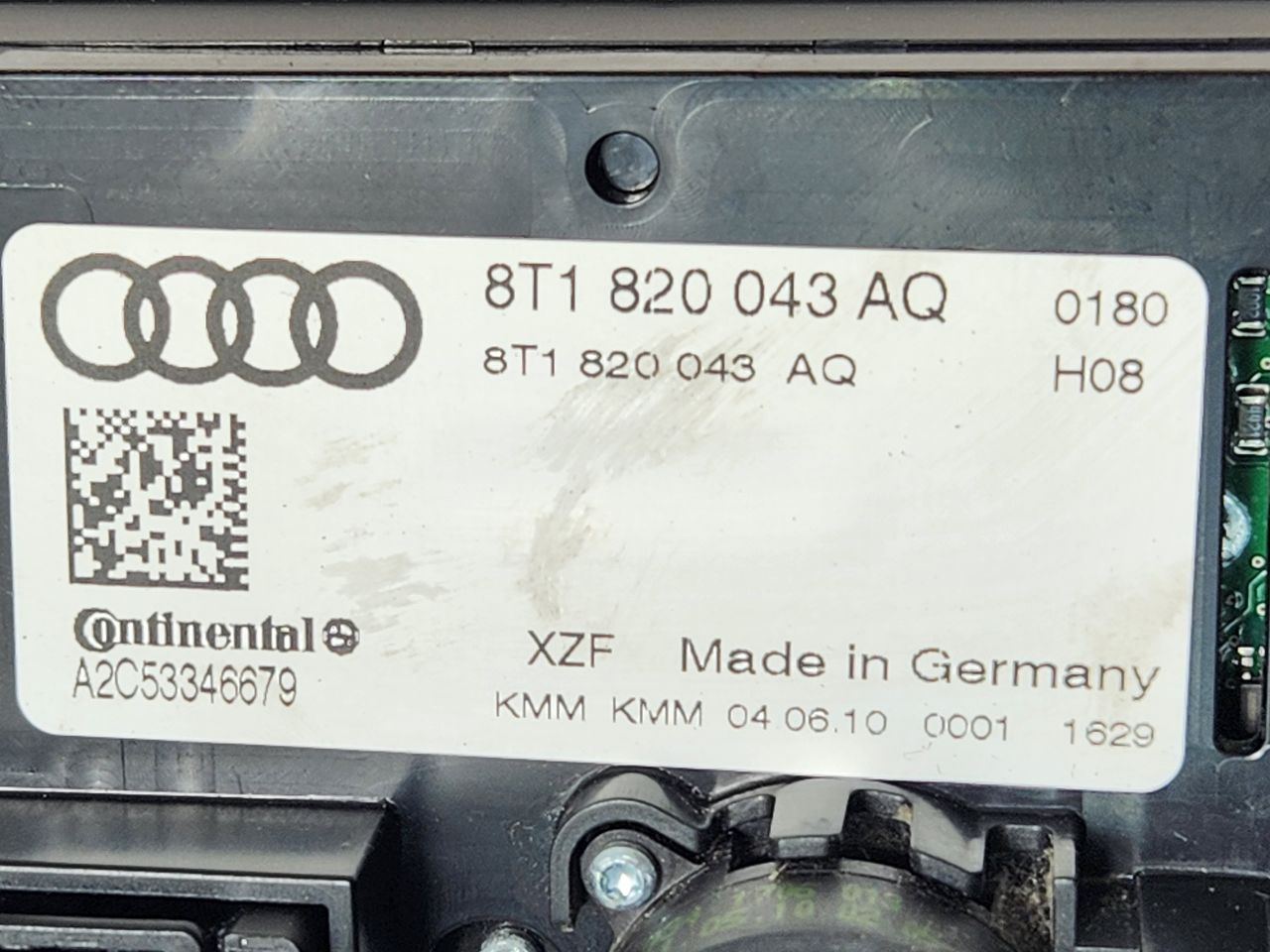 2011 AUDI A4 4cyl Gasoline Turbo 2.0 TEMP CONTROL - 405318 — photo 5