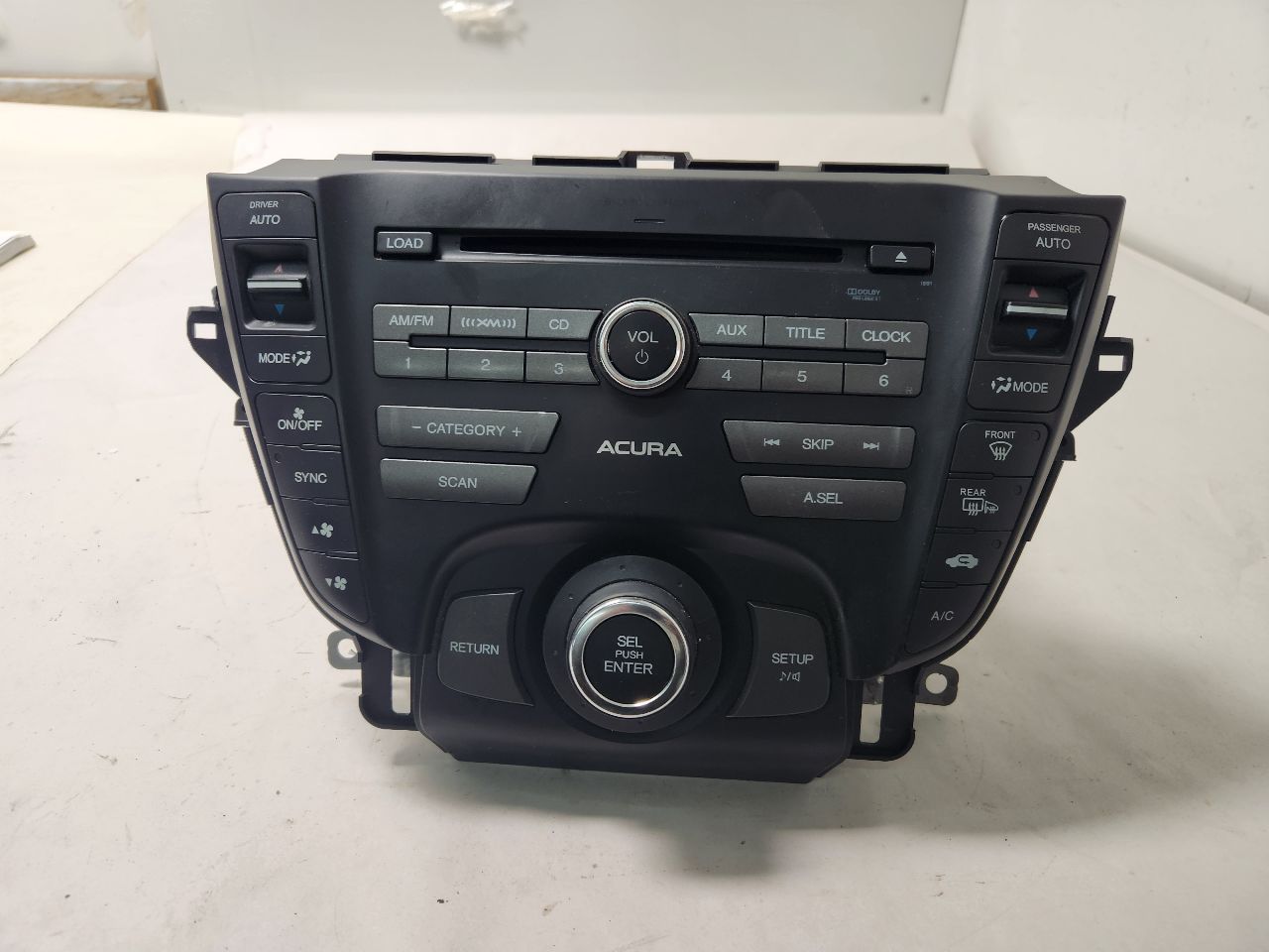 2012 ACURA TL 3.5L 6cyl Gasoline VVT Radio Audio - 406156