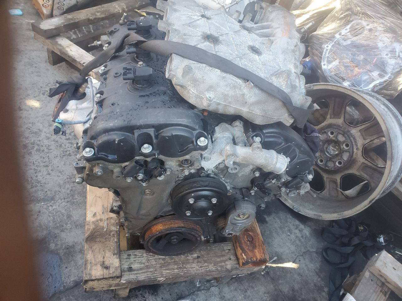 2011 CHEVROLET TRAVERSE 6cyl Gasoline 3.6 ENGINE ASSEMBLY - 406257 — photo 2