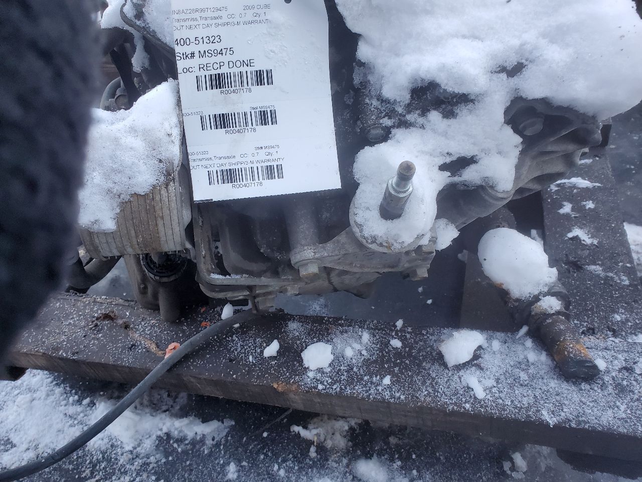 2009 NISSAN CUBE 4cyl Gasoline 1.8 Transmiss,Transaxle - 407178 — photo 5