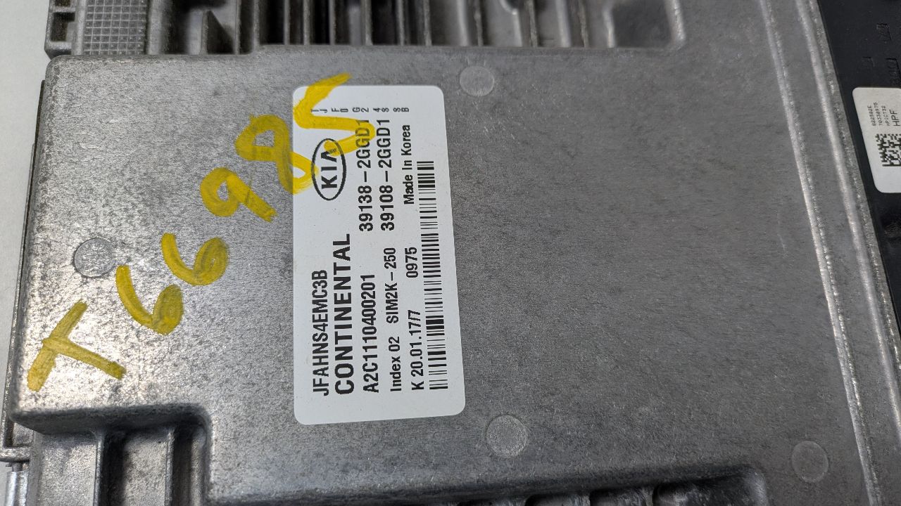 2017 KIA OPTIMA 4cyl Gasoline 2.4 Eng/Motor Cont Mod - 407367 — photo 2