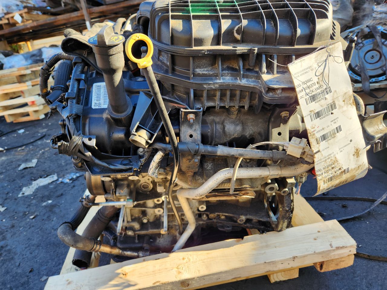 2014 DODGE CARAVAN 6cyl Gasoline 3.6 ENGINE ASSEMBLY - 407503