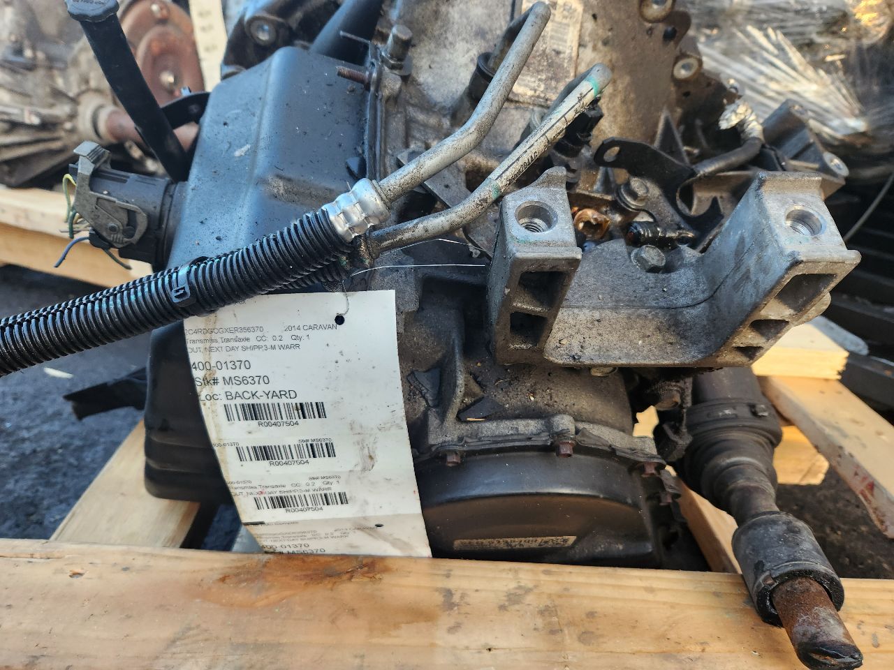 2014 DODGE CARAVAN 6cyl Gasoline 3.6 Transmiss,Transaxle - 407504 — photo 2