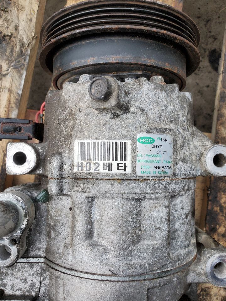 2008 HYUNDAI ELANTRA 4cyl Gasoline 2.0 AC COMPRESSOR - 408036 — photo 1
