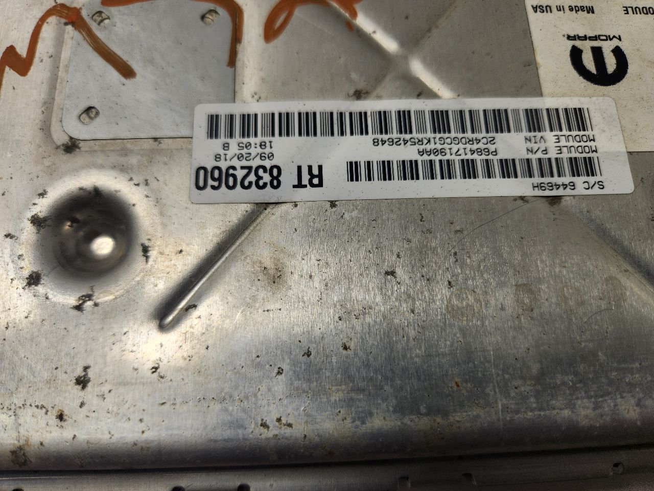2019 DODGE CARAVAN 3.6L 6cyl VVT Eng/Motor Cont Mod - 408231 — photo 4