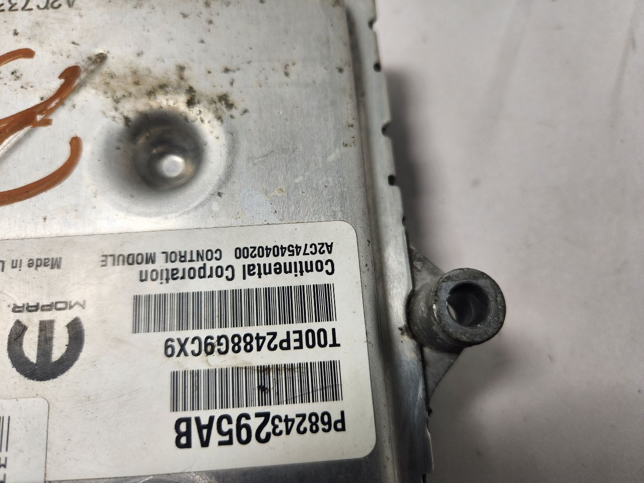 2019 DODGE CARAVAN 3.6L 6cyl VVT Eng/Motor Cont Mod - 408231 — photo 5