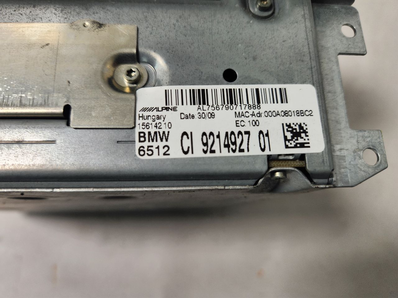 2010 BMW 535i 6cyl Gasoline Turbo 3.0 Radio Audio - 408816 — photo 5