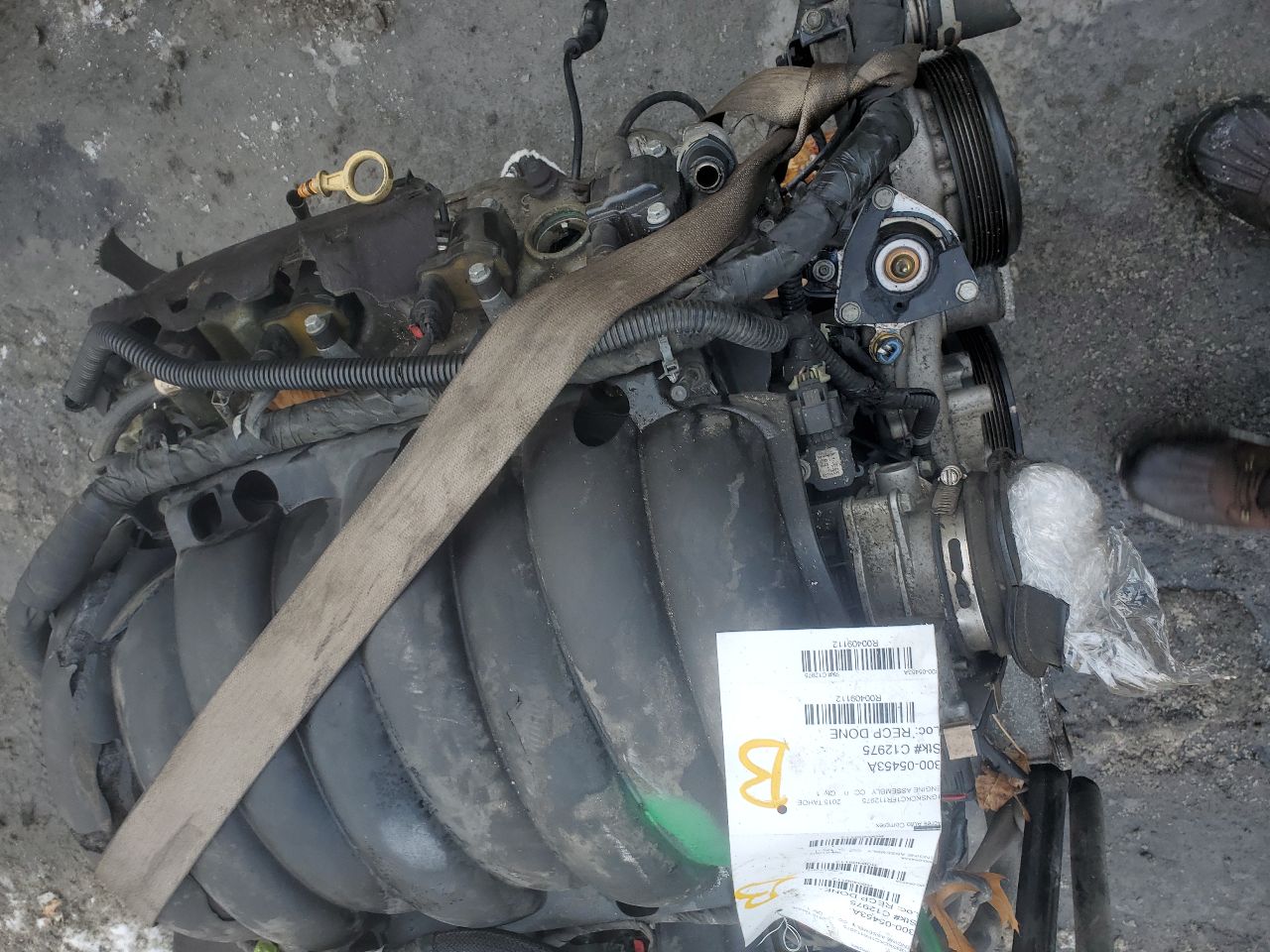 2015 CHEVROLET TAHOE 8cyl Gasoline 5.3 FLEX ENGINE ASSEMBLY - 409112 — photo 6