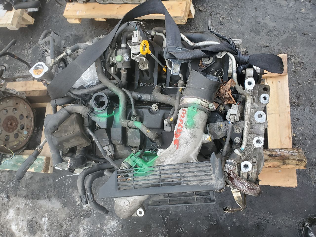 2012 NISSAN JUKE 4cyl Gasoline Turbo 1.6 ENGINE ASSEMBLY - 410372