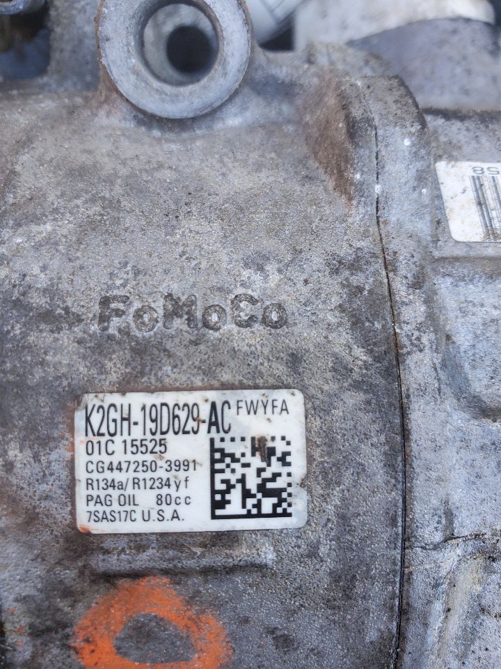 2019 LINCOLN NAUTILUS AC COMPRESSOR - 410573 — photo 2
