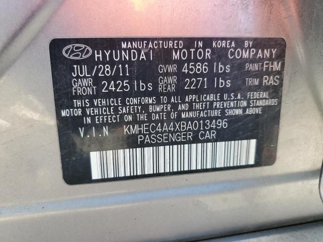 2011 HYUNDAI SONATA 4cyl Hybrid 2.4 Conv/Invert/Charger - 410924