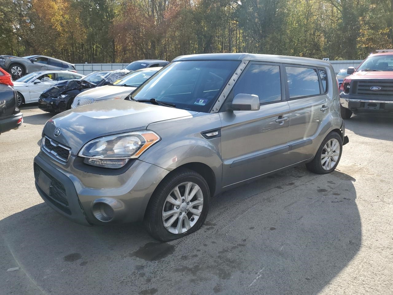 2013 KIA SOUL 4cyl Gasoline 1.6 AC COMPRESSOR - 411292