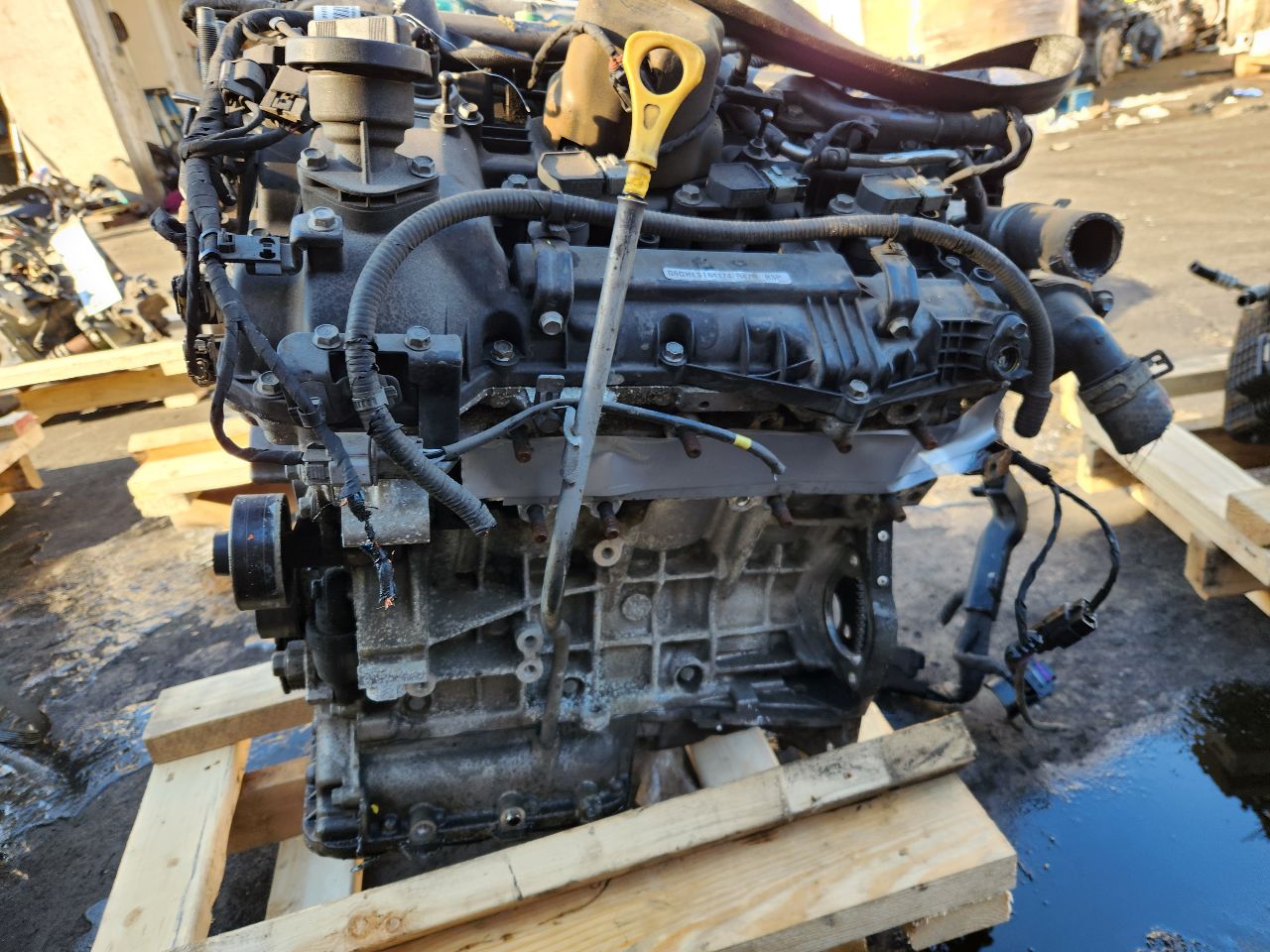 2016 KIA CADENZA 6cyl Gasoline 3.3 ENGINE ASSEMBLY - 411802 — photo 4