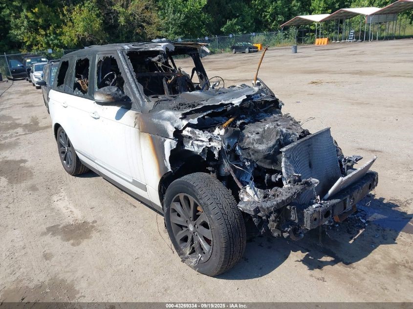 2016 LAND ROVER RANGE ROVER 6cyl Supercharged 3.0 ENGINE ASSEMBLY - 411949