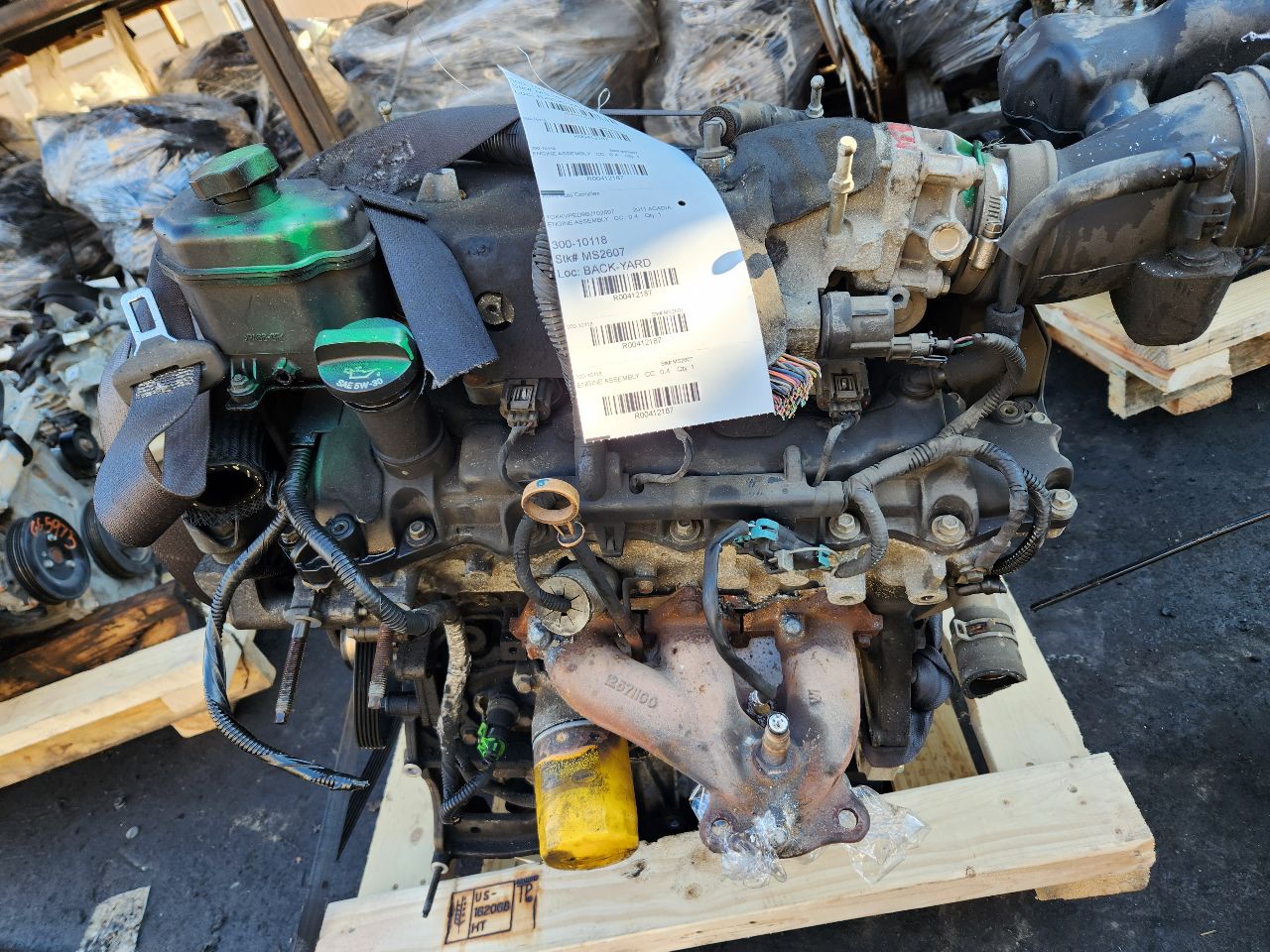 2011 GMC ACADIA 6cyl Gasoline 3.6 ENGINE ASSEMBLY - 412187