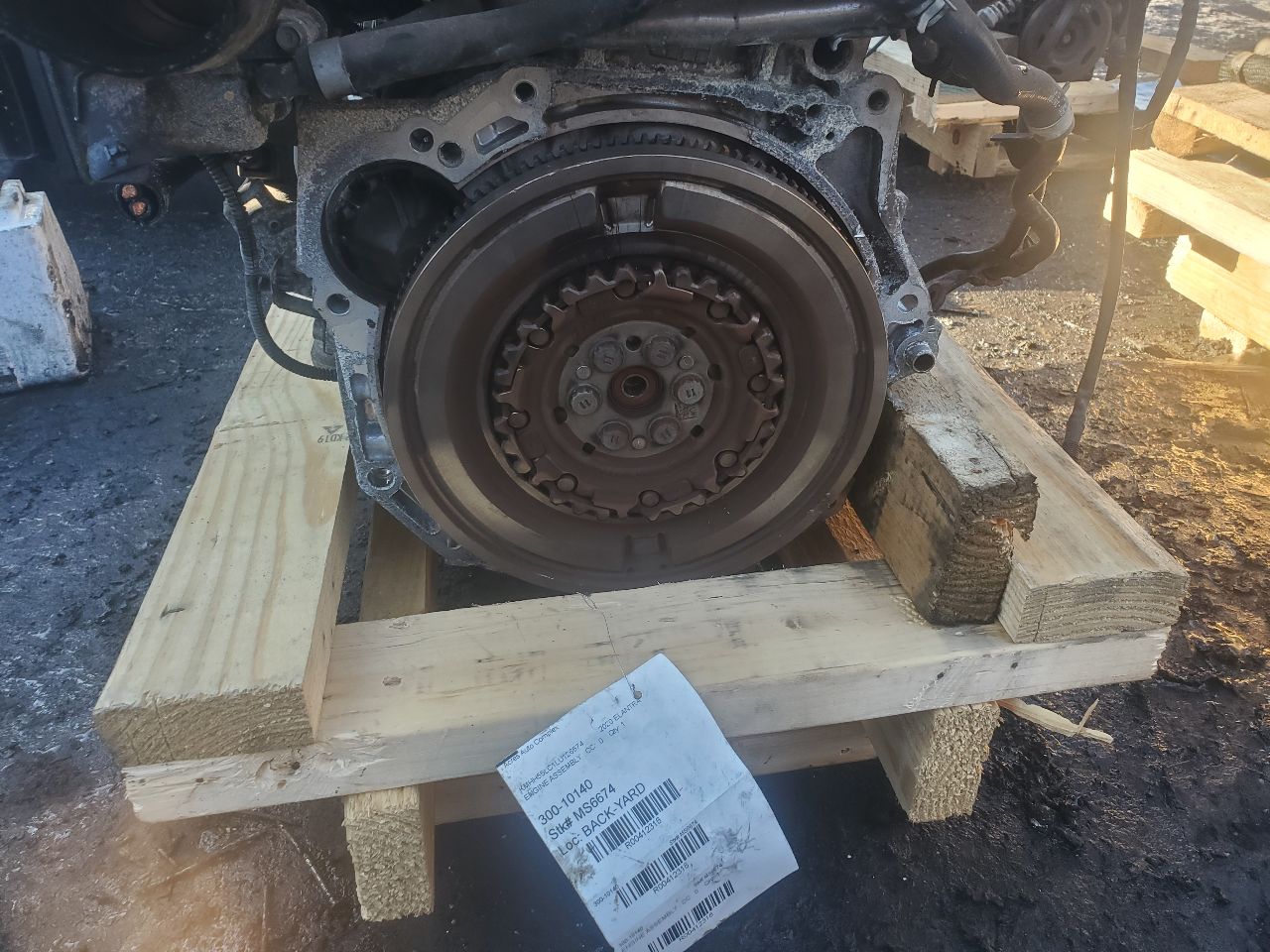 2020 HYUNDAI ELANTRA 1.6L 4cyl Turbo Gasoline ENGINE ASSEMBLY - 412318 — photo 2