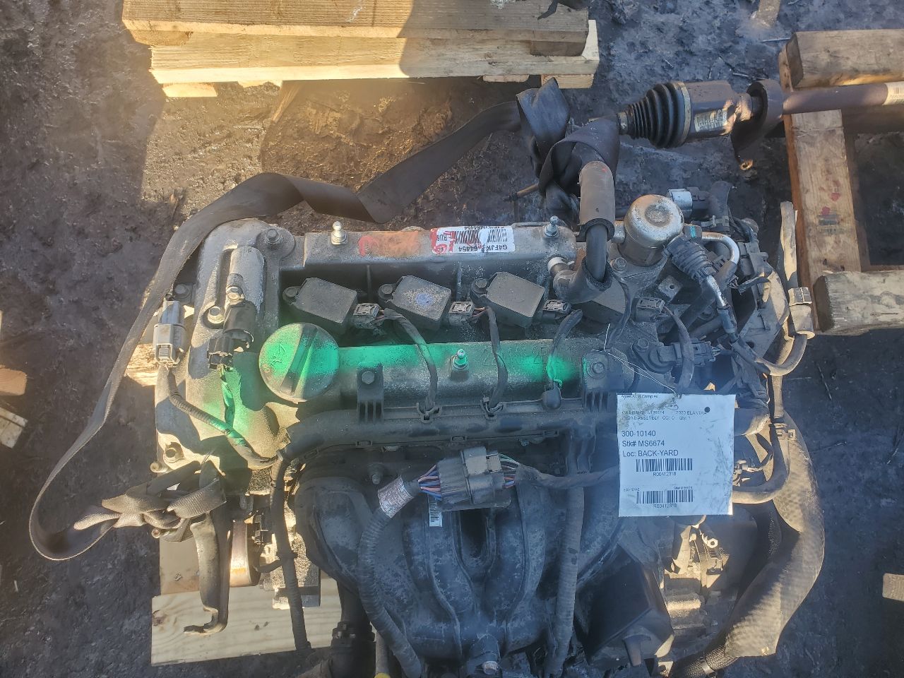 2020 HYUNDAI ELANTRA 1.6L 4cyl Turbo Gasoline ENGINE ASSEMBLY - 412318 — photo 3